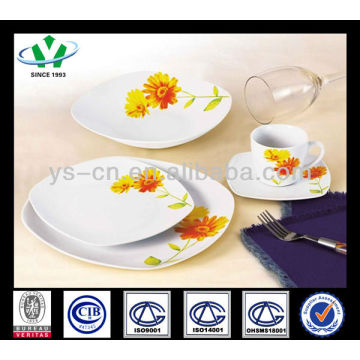 Servicio de cena importado de la porcelana de la porcelana de China